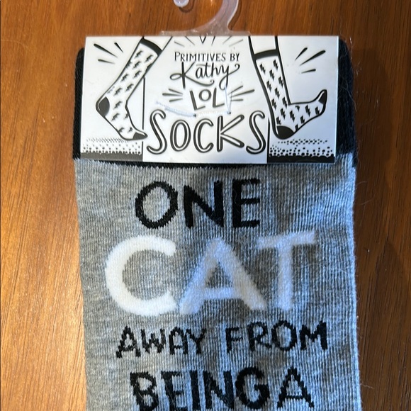 Primitives by Kathy Gray and Black Cat Socks - Picture 3 of 4